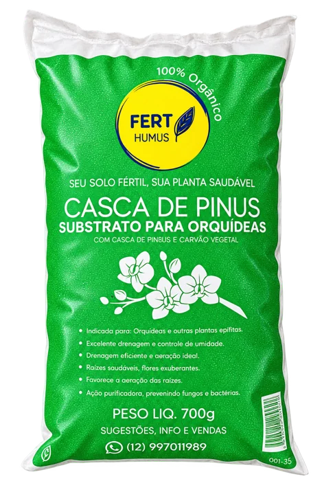 Embalagem de substrato para orquídeas Fert Humus 700 g